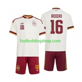 Spanien Rodri 16 Børn Udebane trøje World Cup 2026 S/S
